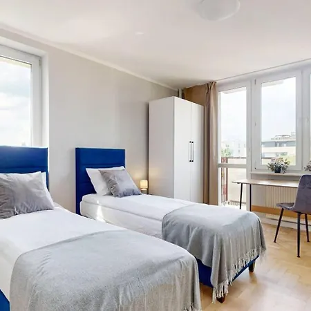 Blue Nest Mokotow 2 Bedrooms Balcony Apartamento