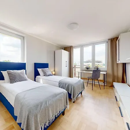 Apartamento Blue Nest Mokotow 2 Bedrooms Balcony Varsóvia